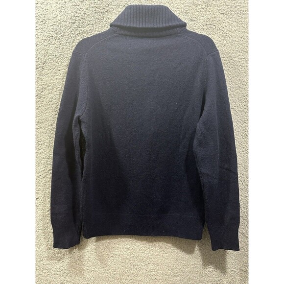 J CREW 100% Lambs Wool Collard 1/4 Button Henley Pullover Sweater Shirt Small - Picture 7 of 7